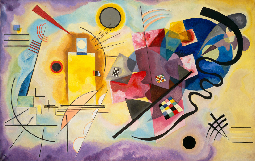 Gelb, Rot und Blau - Kandinski