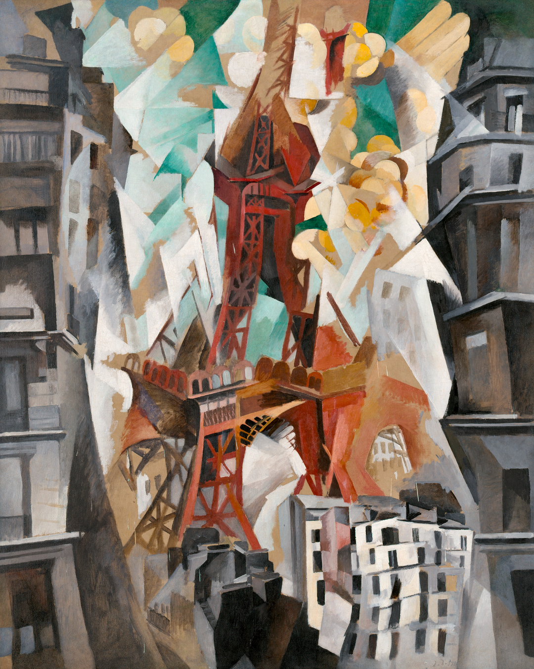 Marsfeld: Der rote Turm - Delaunay