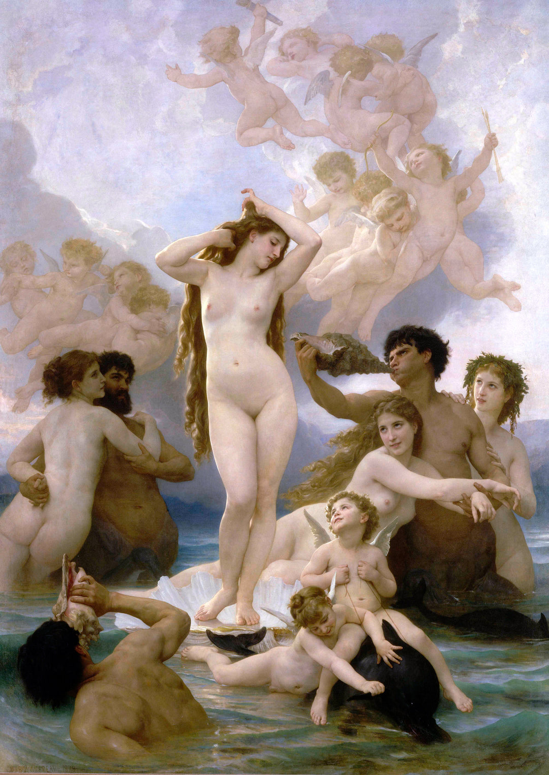 Die Geburt der Venus – Bouguereau