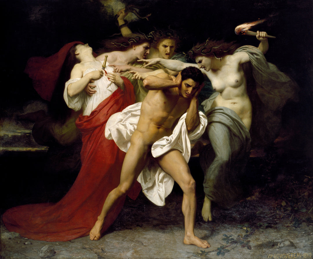 Orestes von den Furien verfolgt – Bouguereau