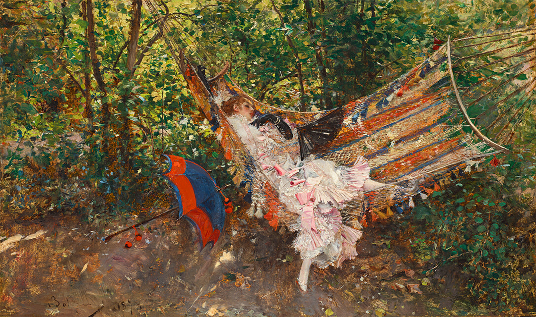 Die Hängematte - Giovanni Boldini