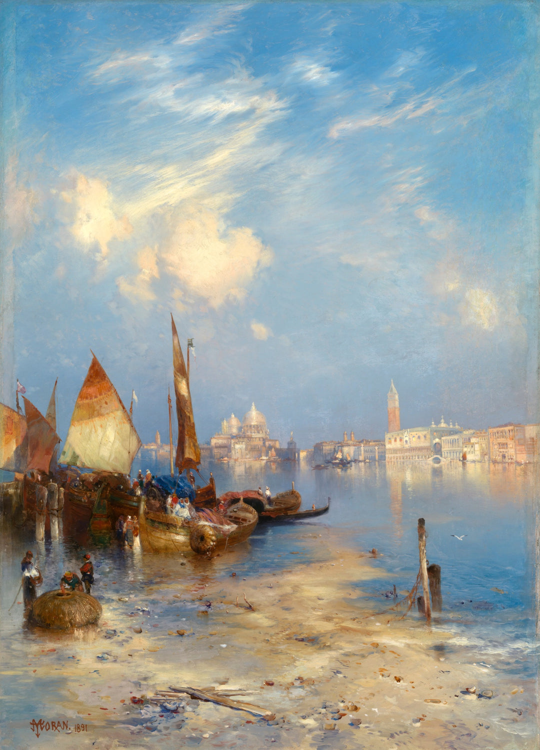 Ein Blick auf Venedig - Thomas Moran