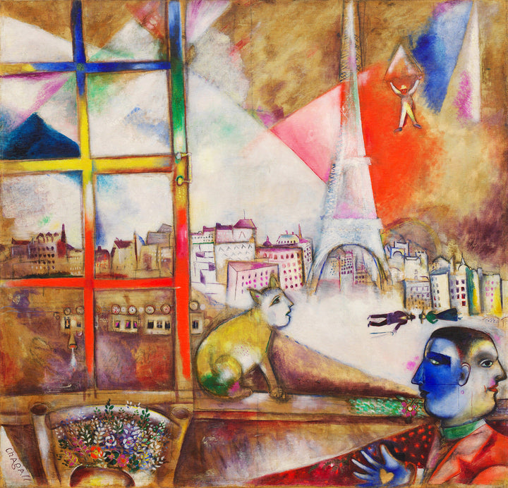 Paris durch das Fenster - Chagall