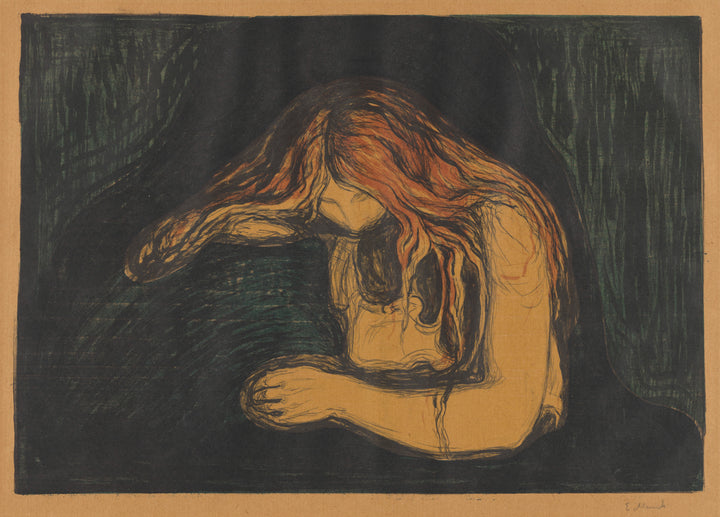 Vampir von Edvard Munch