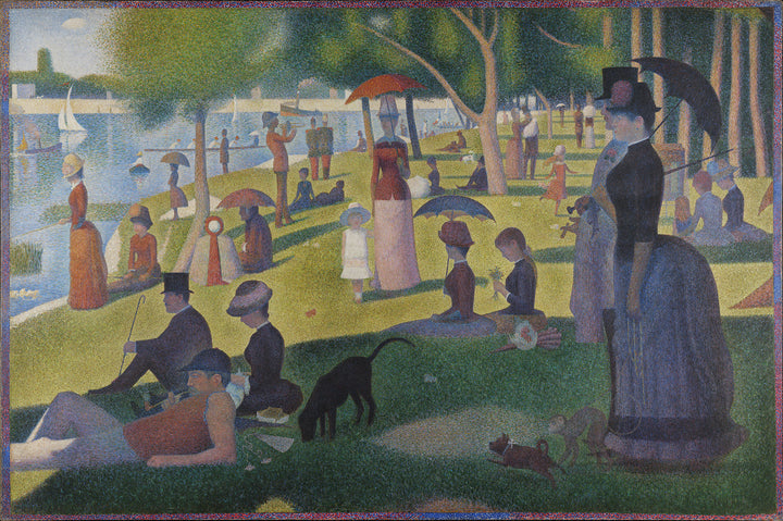 Ein Sonntagnachmittag auf der Insel La Grande Jatte von Georges Seurat