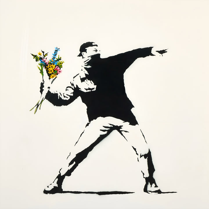 Die Liebe liegt in der Luft - Banksy