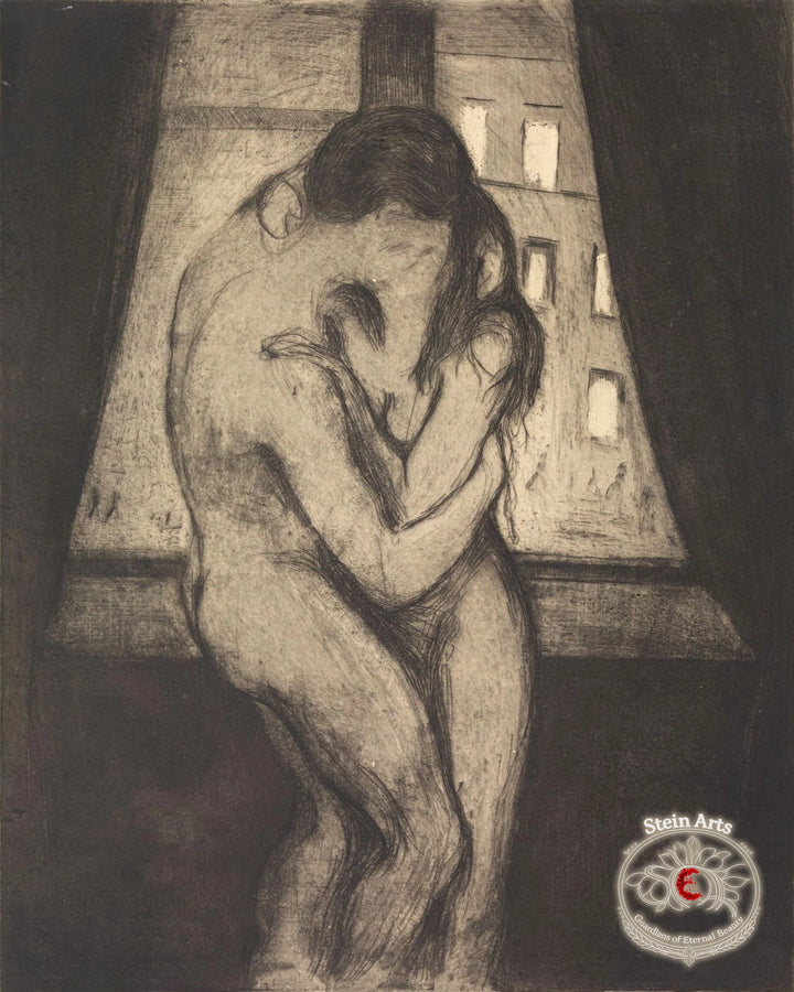 Der Kuss von Edvard Munch