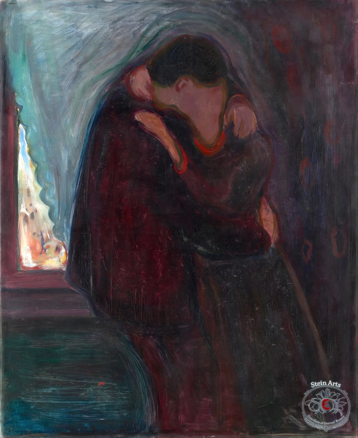 Der Kuss von Edvard Munch