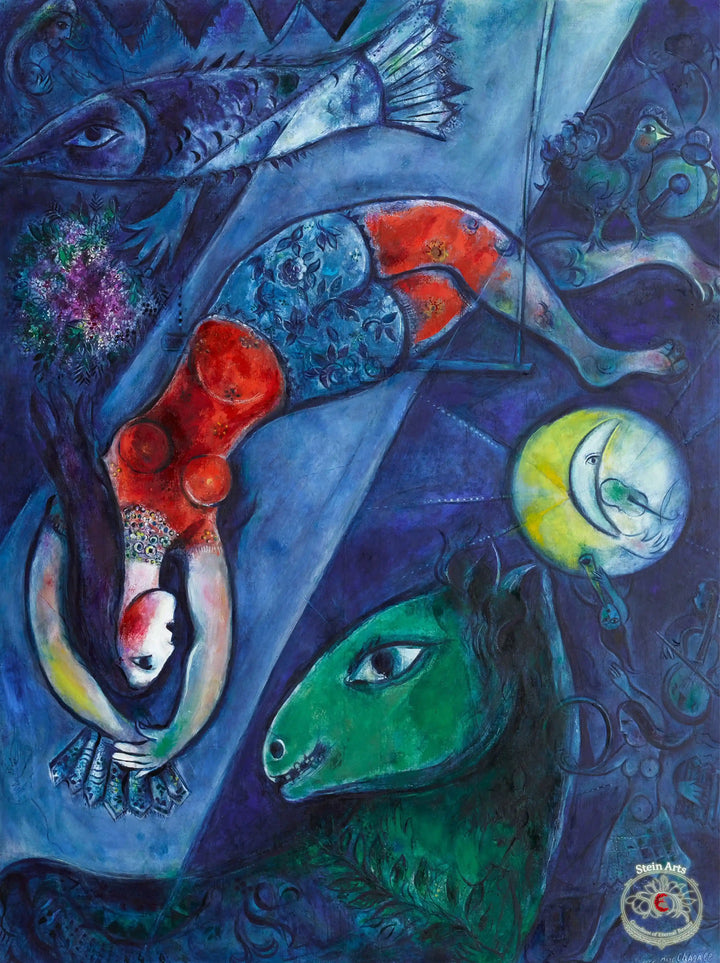 Der blaue Zirkus von Chagall