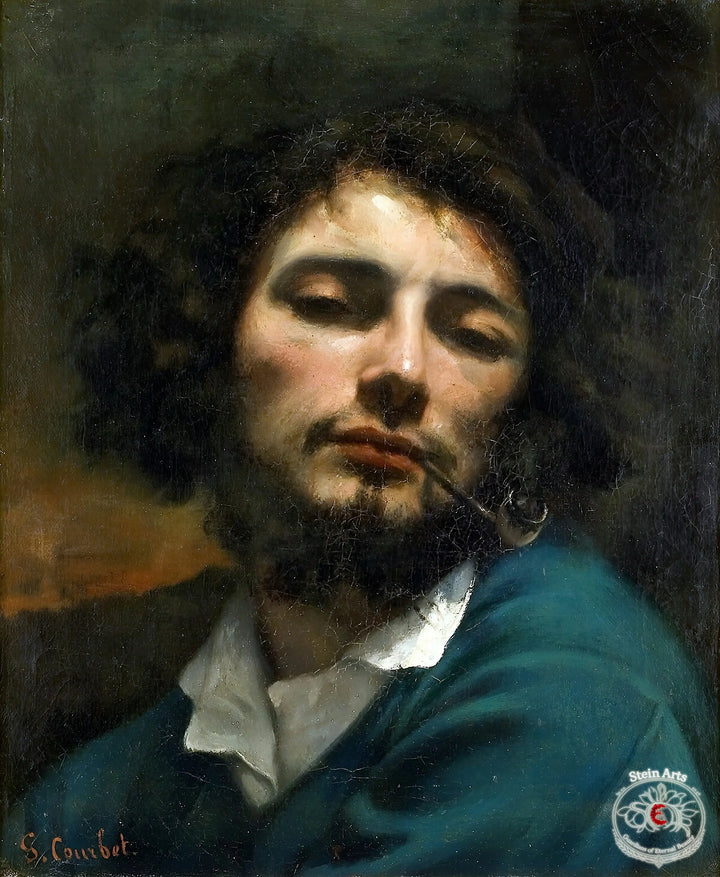 Der Mann mit der Pfeife von Gustave Courbet