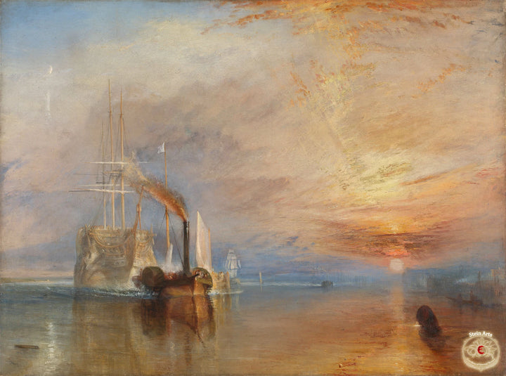 Die kämpfende „Temeraire“ von J. M. W. Turner