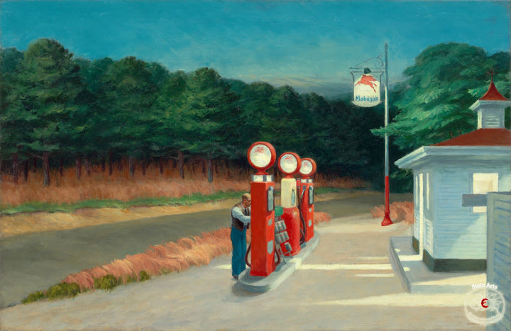 Benzin von Edward Hopper