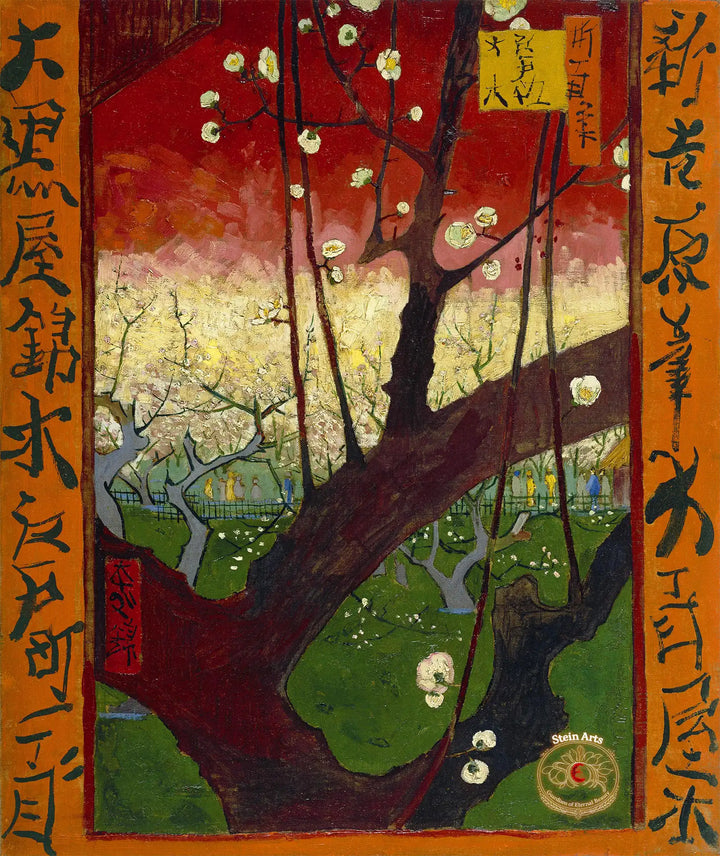 Blühender Pflaumenbaum (nach Hiroshige) von Van Gogh