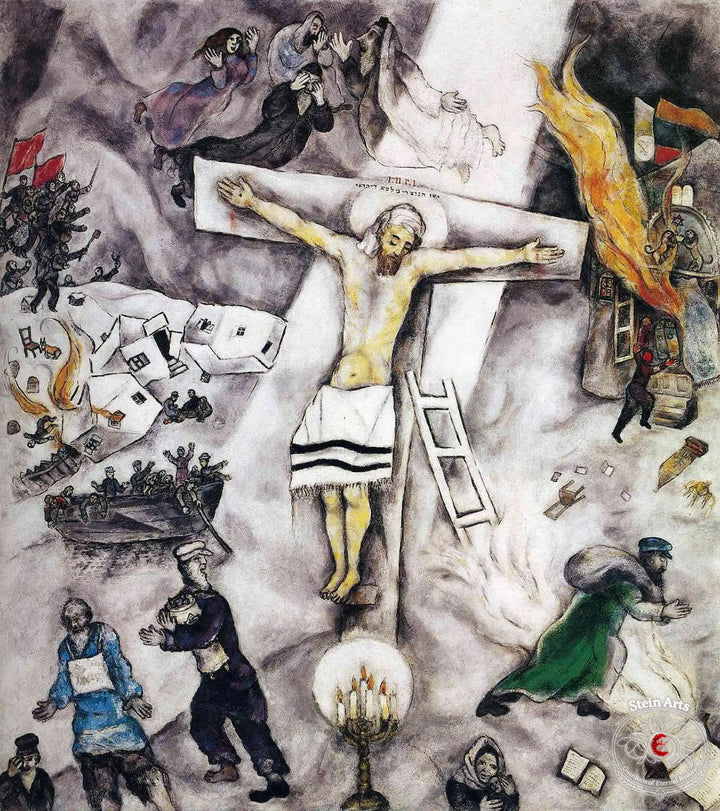 Die weiße Kreuzigung von Chagall