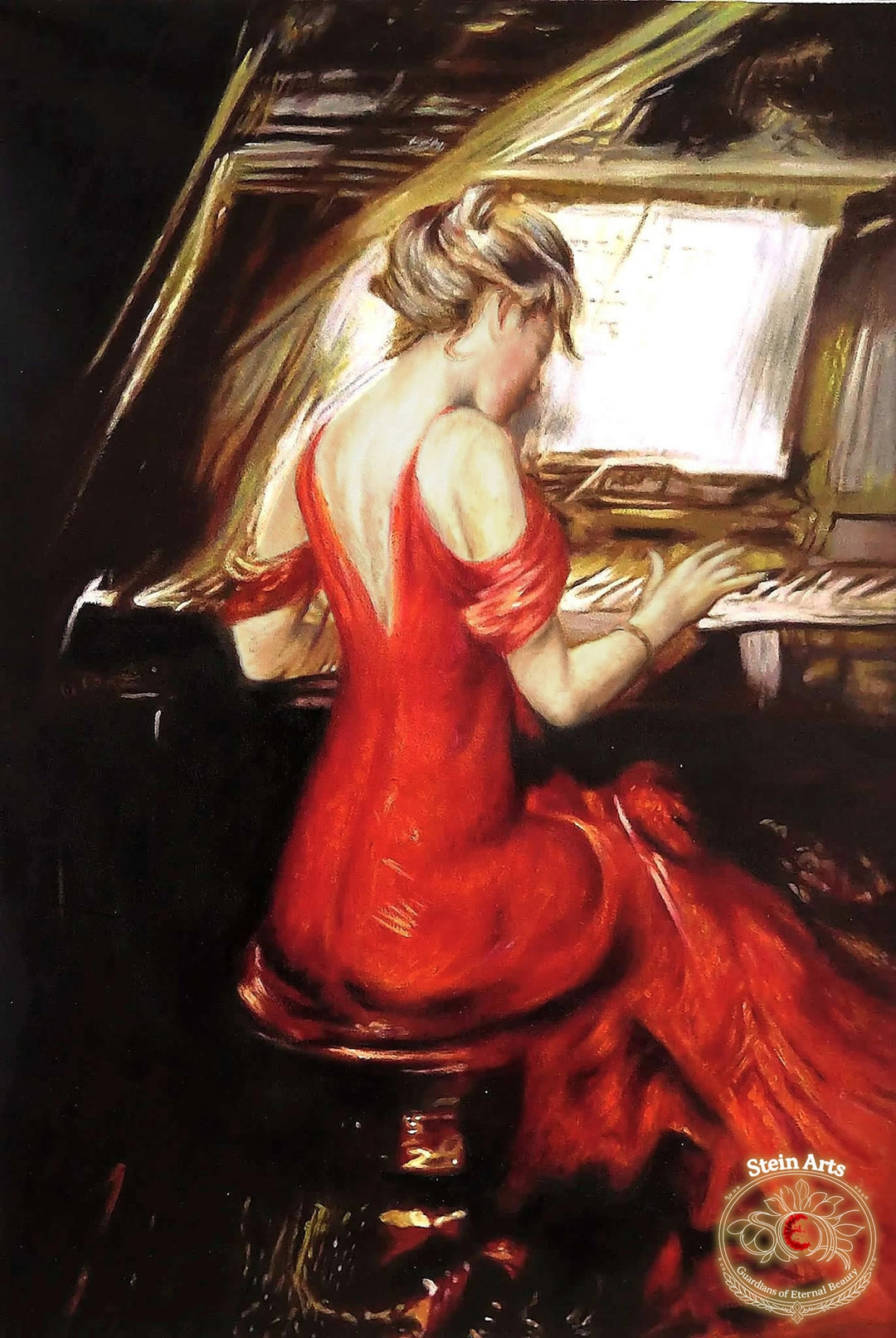 Frau in Rot von Giovanni Boldini