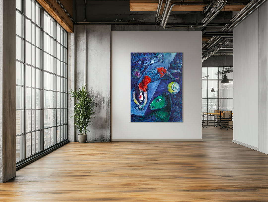 Der blaue Zirkus - Chagall