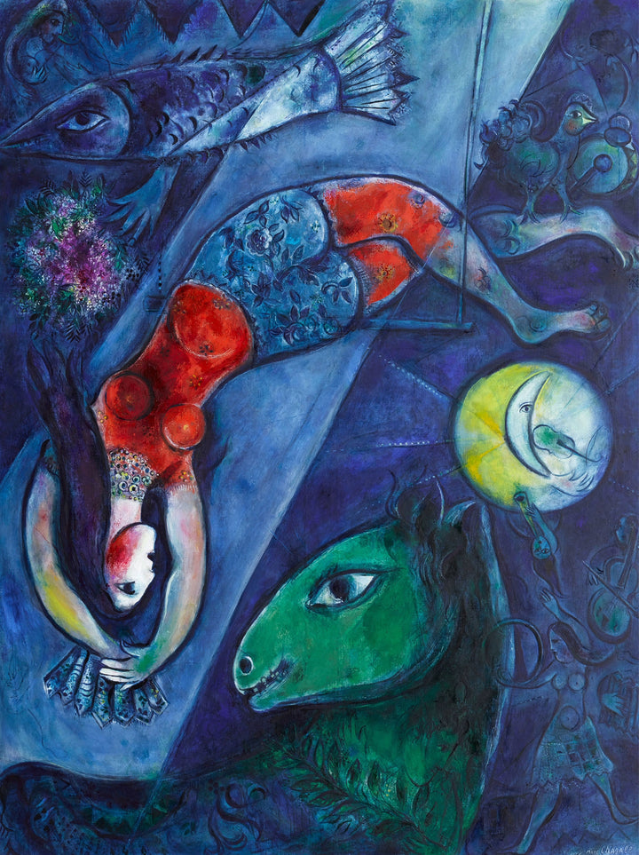 Der blaue Zirkus - Chagall