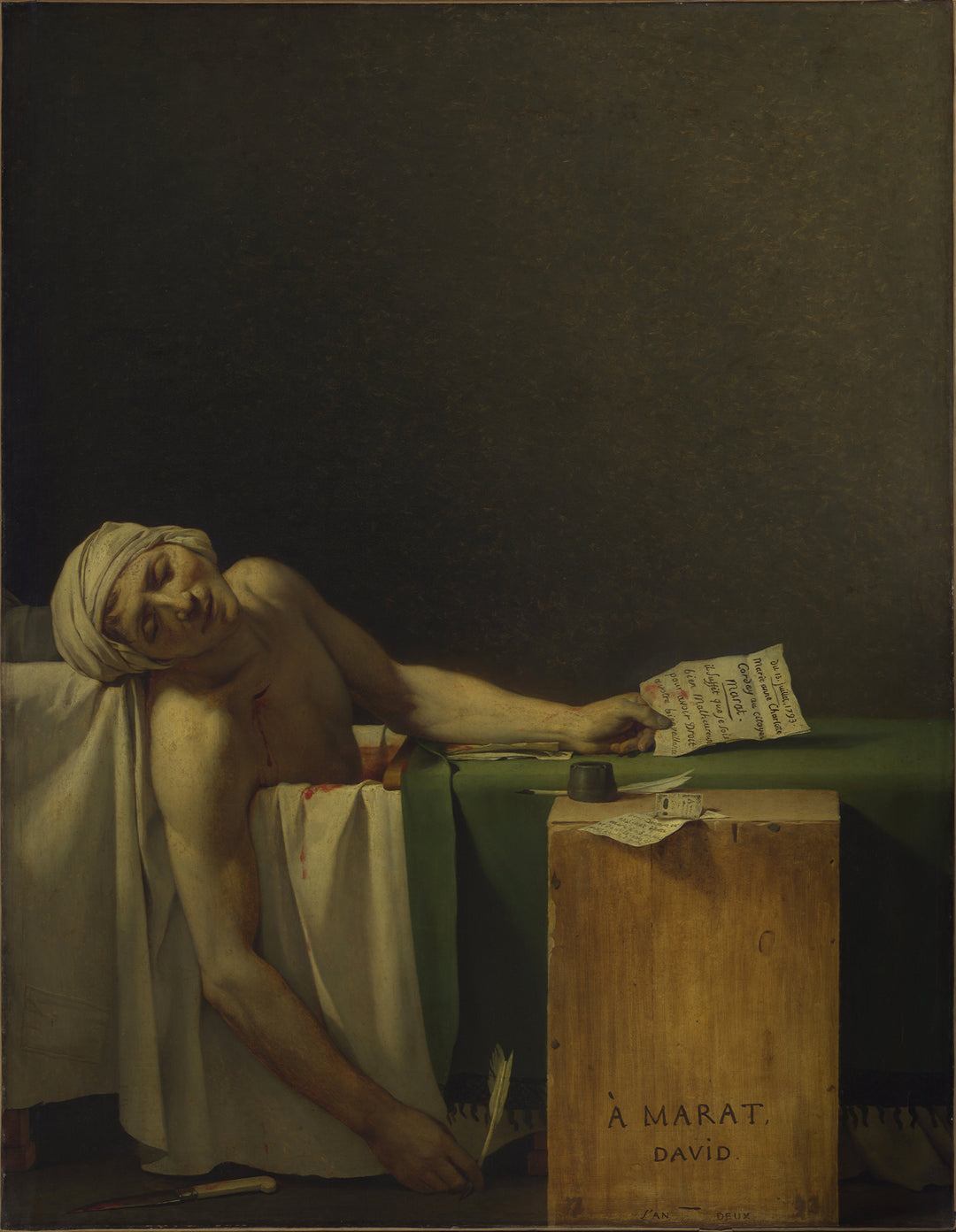 Der Tod des Marat - Jacques-Louis David