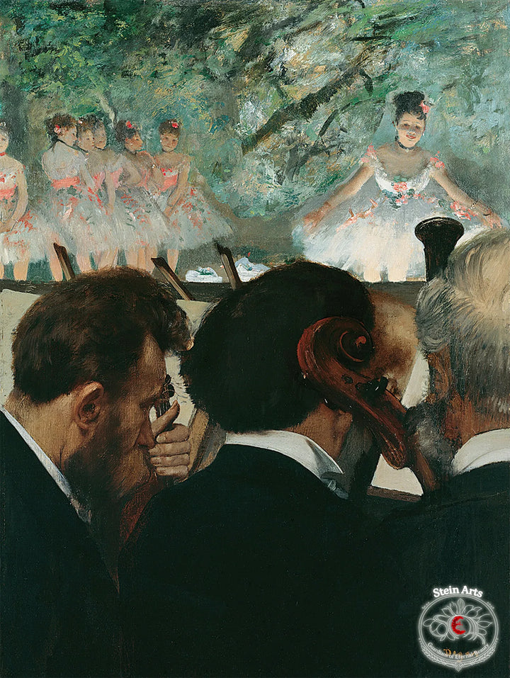 Die Orchestermusiker von Edgar Degas