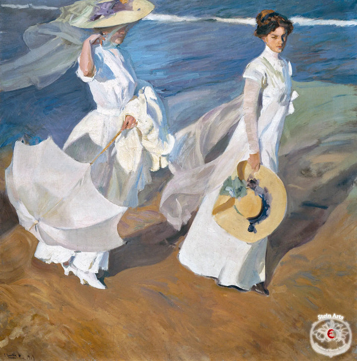 Strandspaziergang von Joaquín Sorolla