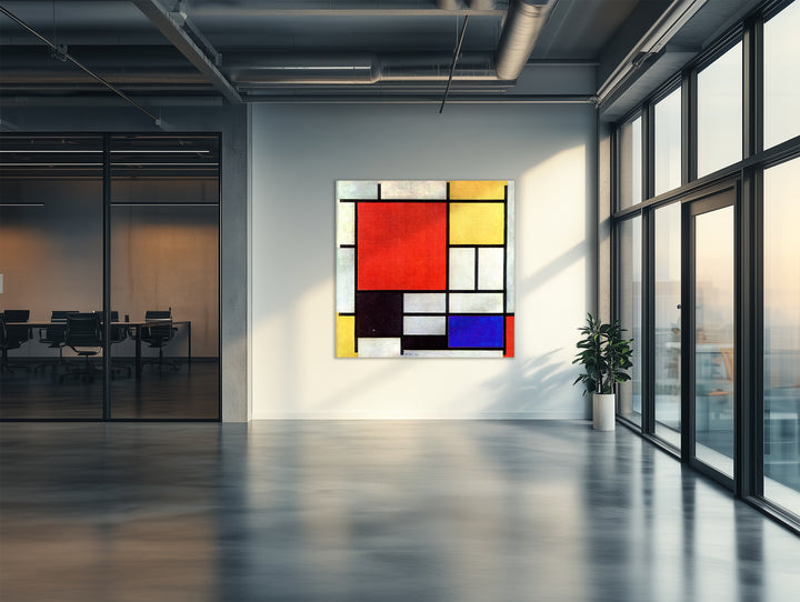 Komposition in Rot, Gelb, Blau und Schwarz - Mondrian