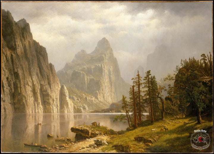 Merced-Fluss im Yosemite-Tal von Albert Bierstadt