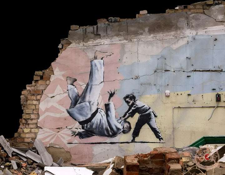 David und Goliath von Banksy