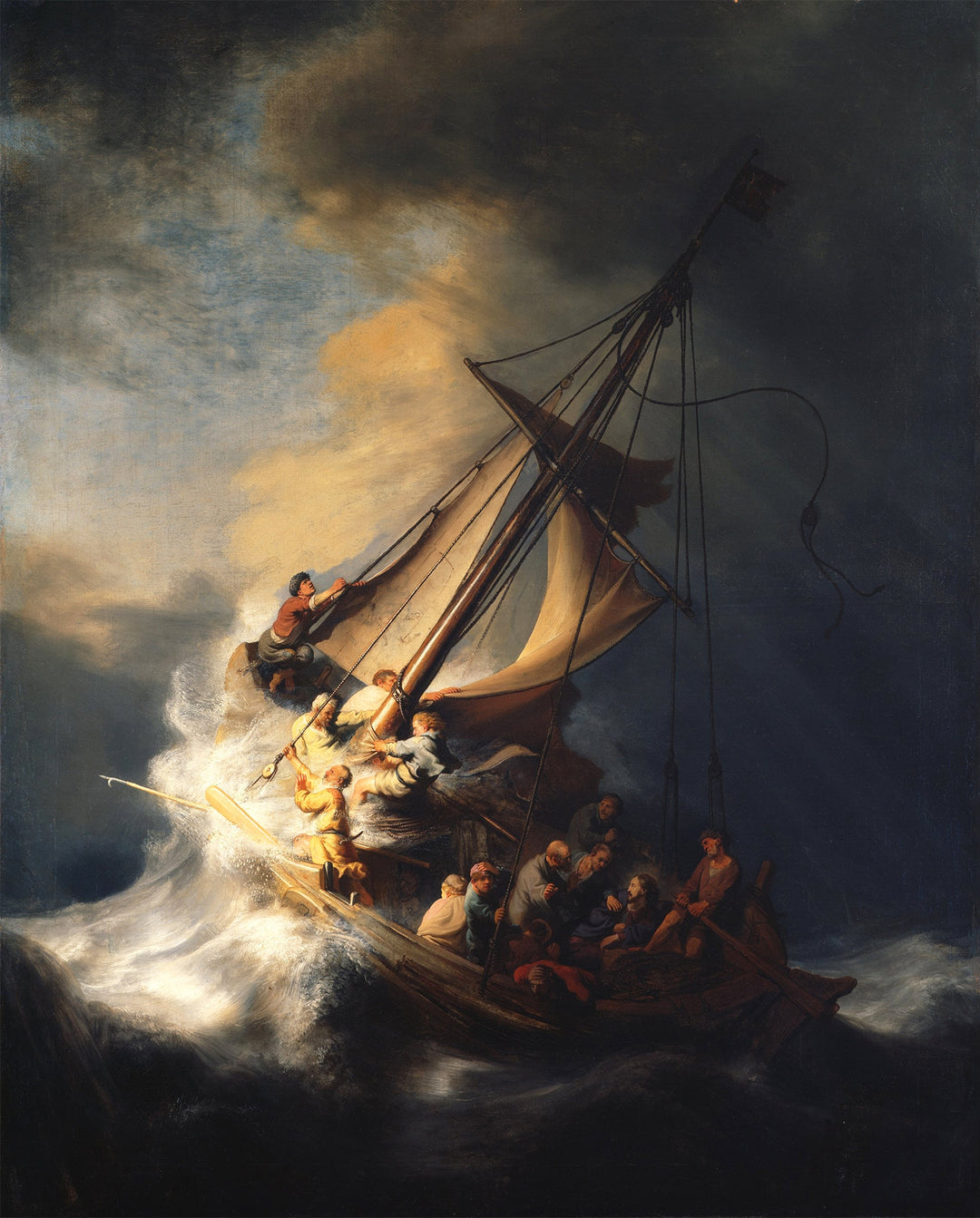 Der Sturm auf dem See Genezareth - Rembrandt