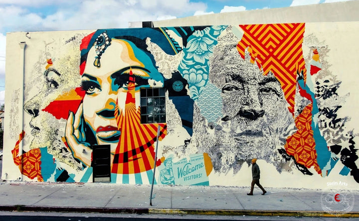 Amerikanische Träumer von Vhils