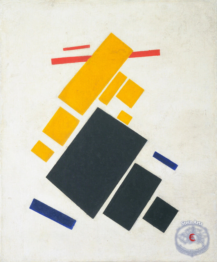 Suprematistische Komposition: Flugzeug fliegt 1915 von Malewitsch