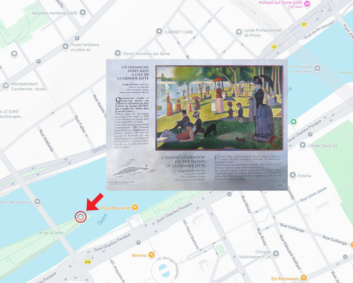 Ein Sonntagnachmittag auf der Insel La Grande Jatte von Georges Seurat