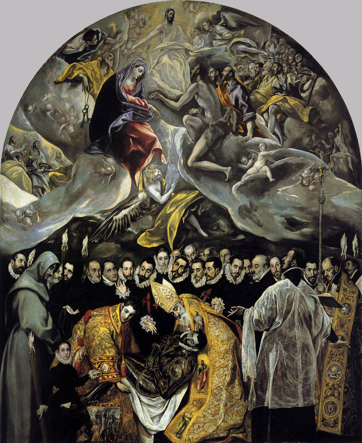 Das Begräbnis des Grafen von Orgaz - El Greco