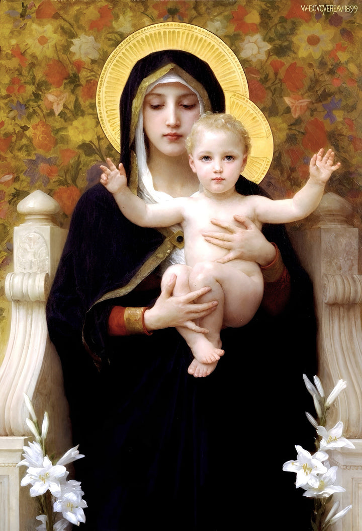 Die Jungfrau der Lilien - Bouguereau