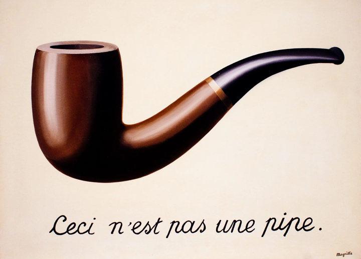 Der Verrat der Bilder (das ist keine Pfeife) - René Magritte