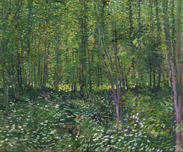 Bäume und Gestrüpp - Van Gogh