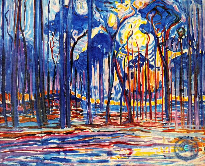 Wald bei Oele von Mondrian